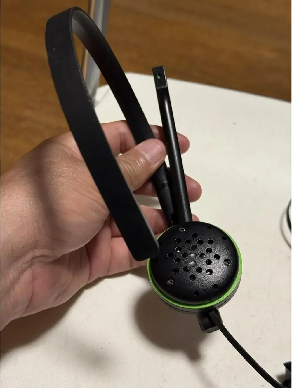 Microsoft Xbox one Headset green and black ( Untested)